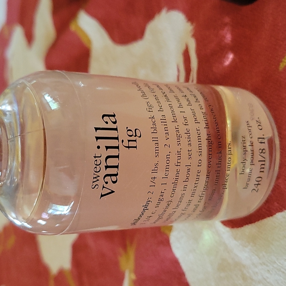 Philosophy Sweet Vanilla Fig body spritzer
